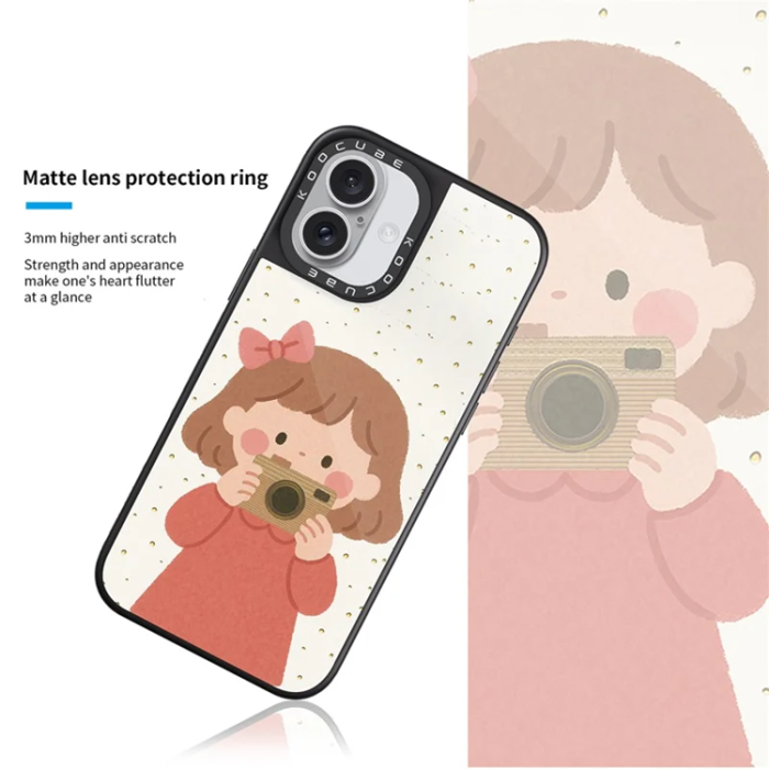 A-One Brand - iPhone 16 Mobilskal MagSafe Aluminium Silikon