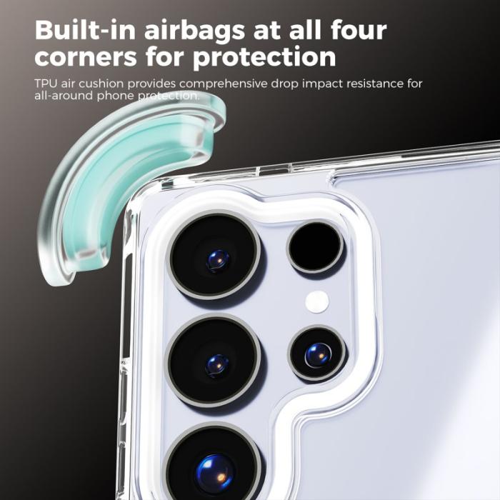 ABEEL - ABEEL Q-LUCK Mobilskal till Samsung Galaxy S25 Ultra Shockproof Lila