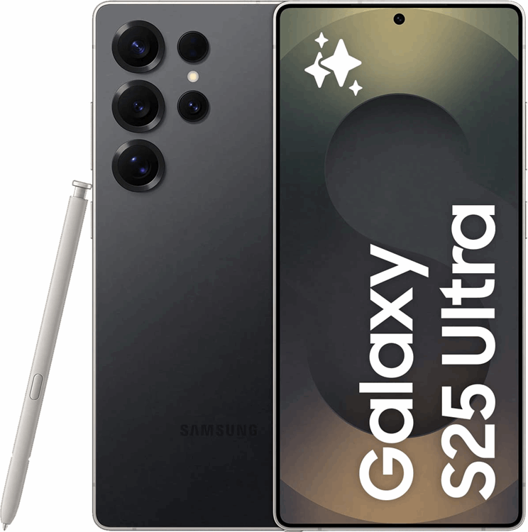 (NY) Samsung Galaxy S25 Ultra - 12GB RAM - 256GB - Titanium Svart (Titanium Svart) | 267 | AlltMobil