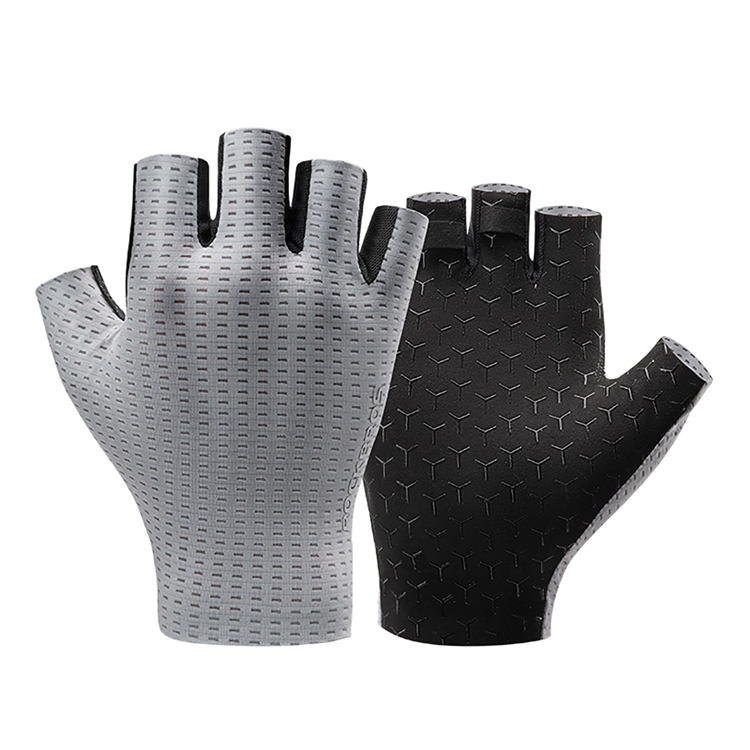 Rockbros Andas Short Finger Cykelhandskar Storlek: S - Grå | 264 | AlltMobil