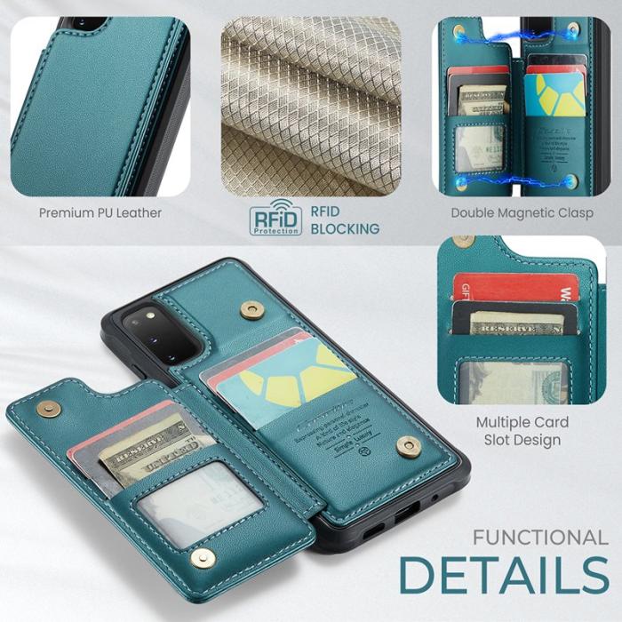 Caseme - CASEME C22 Fodral för Samsung Galaxy S20 FE 5G - Grön