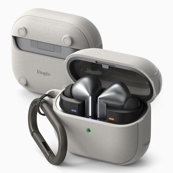 Ringke - Ringke Galaxy Buds 3/3 Pro Skal Magsafe Onyx Magnetic - Varmgrå