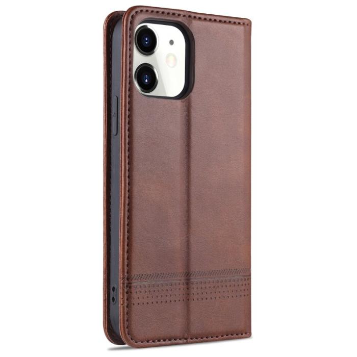 AZNS - AZNS Mobilskal till iPhone 13 Pro Folio KonstLäder - Brun