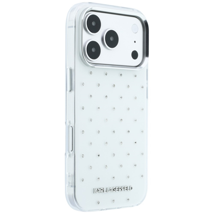 KARL LAGERFELD - Karl Lagerfeld Mobilskal För iPhone 18 Pro Max/17 Pro Max IML Rhinestones