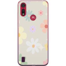iSecrets - Mobilskal till Motorola Moto E6s (2020) med fejdande blommor