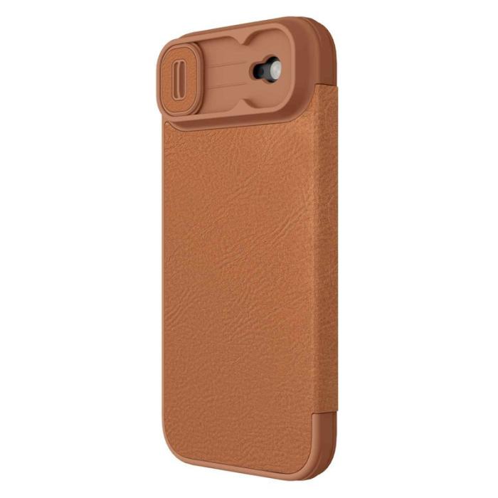 Nillkin - NILLKIN Qin Pro Series Mobilskal till iPhone Air med Kortfack - Brun