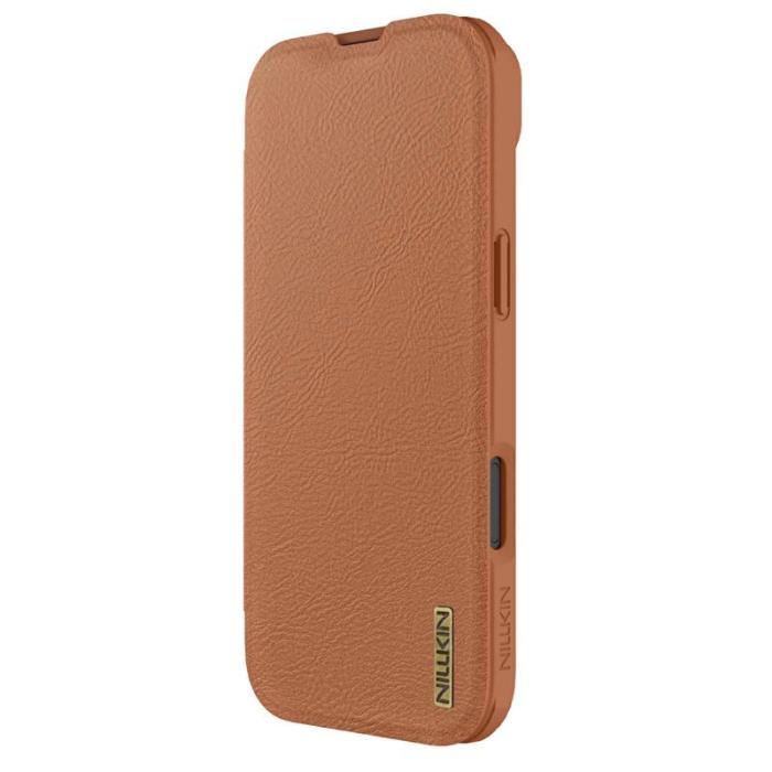 Nillkin - NILLKIN Qin Pro Series Mobilskal till iPhone Air med Kortfack - Brun