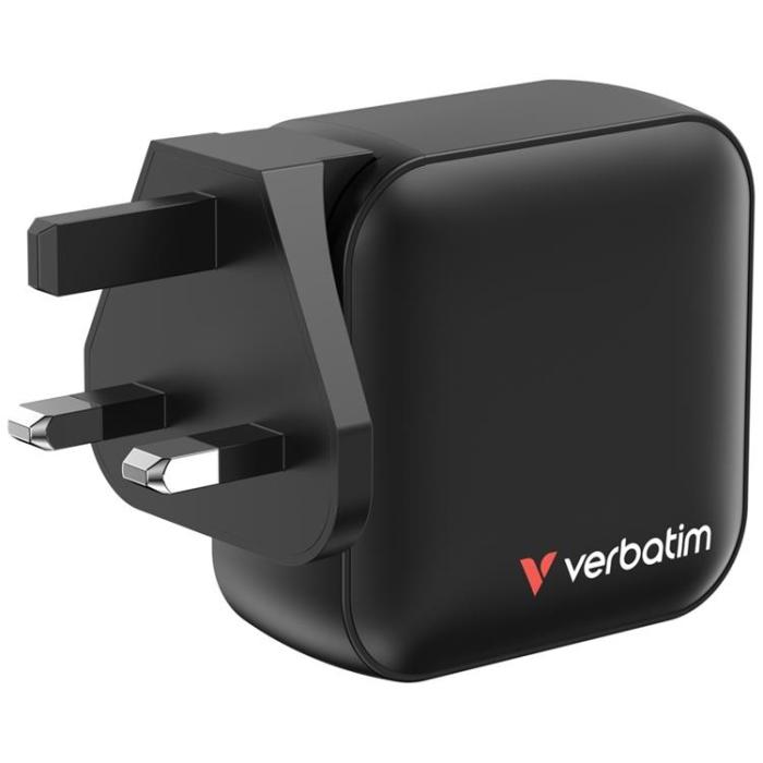 Verbatim - Verbatim Snabbladdare 100W PD 3xUSB-C QC 1xUSB-A GaN Mini - Svart
