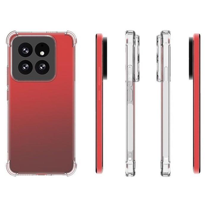 OEM - Xiaomi 14 Pro Mobilskal ShockProof Anti-Slip TPU - Transparent