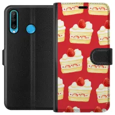 Gustaf - Pl&aring;nboksfodral till Huawei P30 lite med T&aring;rta