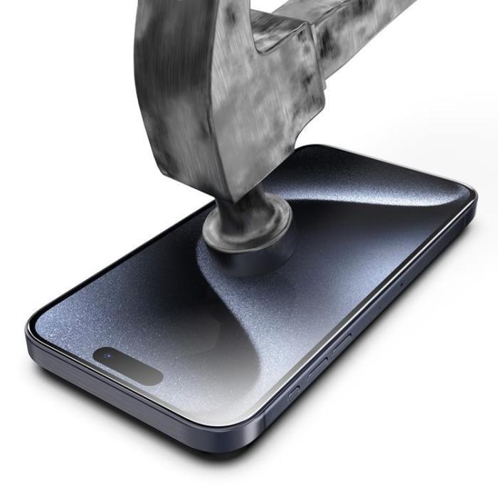 Boom of Sweden - LIVSTIDSGARANTI - BOOM iPhone 15 Pro Max Härdat Glas Skärmskydd - 2 Pack