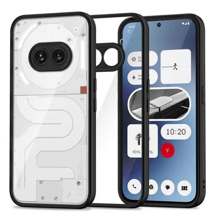 UTGATT - Tech-Protect Nothing Phone 2A/2A Plus Mobilskal Magmat - Clear/Svart