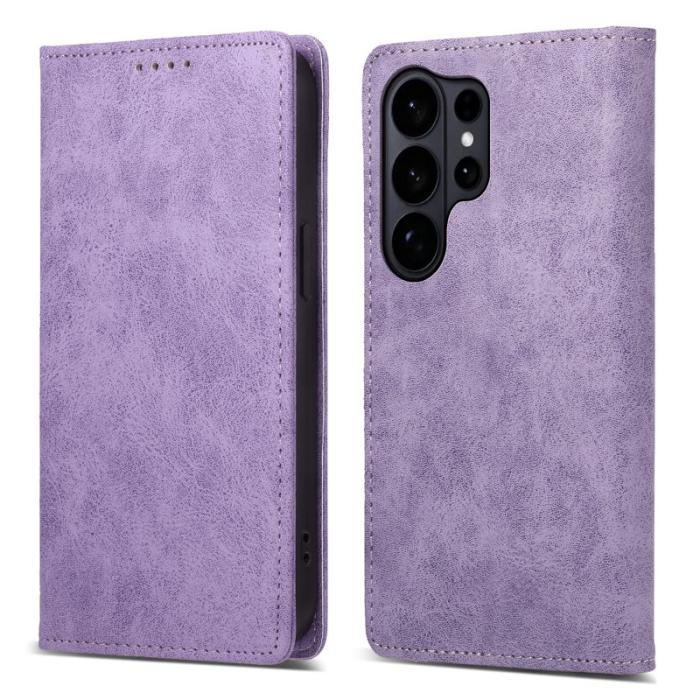 OEM - Samsung Galaxy S26 Ultra Fodral RFID Skydd Konstläder - Lila