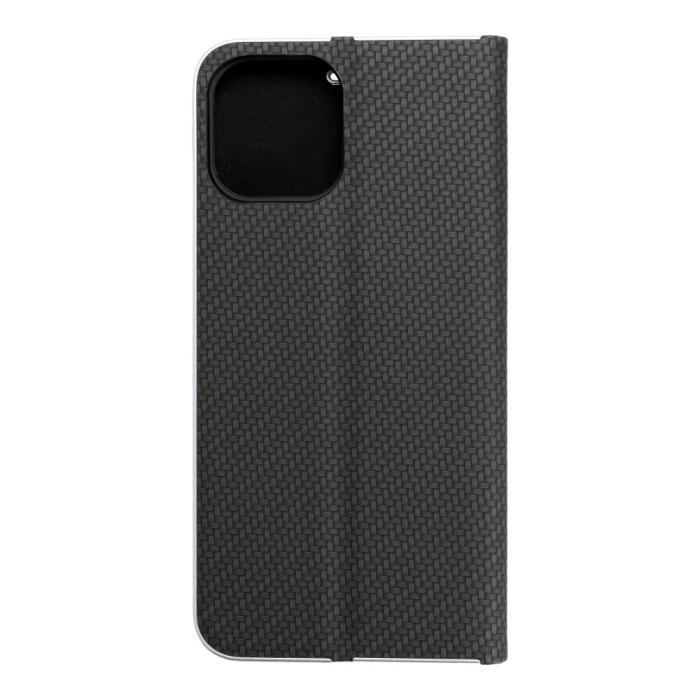 Forcell - Forcell iPhone 14 Plånboksfodral Luna Carbon Svart