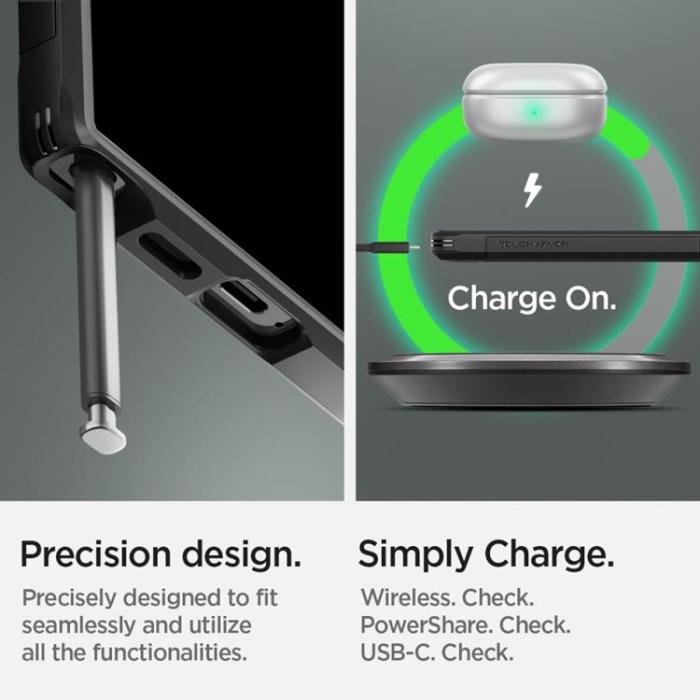 Spigen - Spigen Galaxy S24 Ultra Mobilskal Tough Armor - Svart