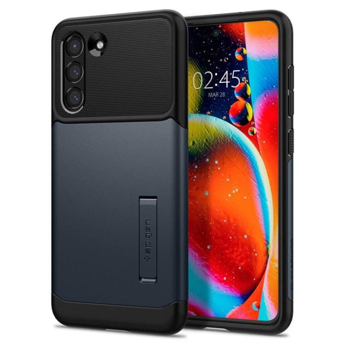UTGATT5 - Spigen Slimer Armor Skal Galaxy S21 FE - Metal Slate