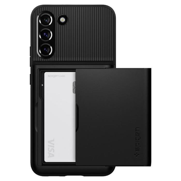UTGATT1 - Spigen Slim Armor CS Skal Galaxy S22 Plus - Svart