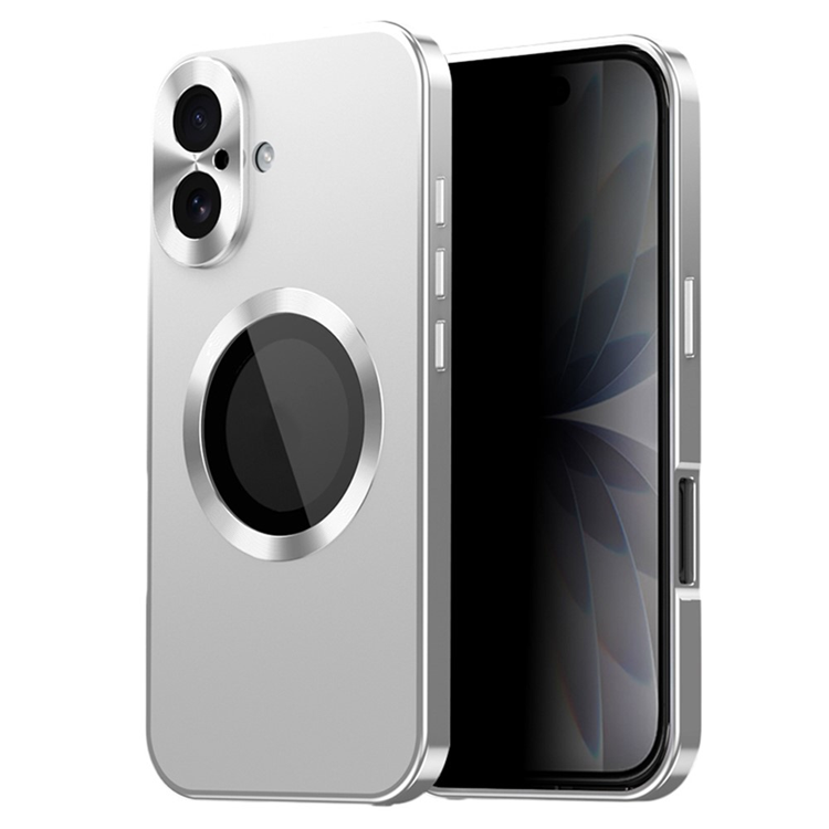 iPhone 17 Mobilskal MagSafe med Skärmskydd - Silver | 2353 | AlltMobil