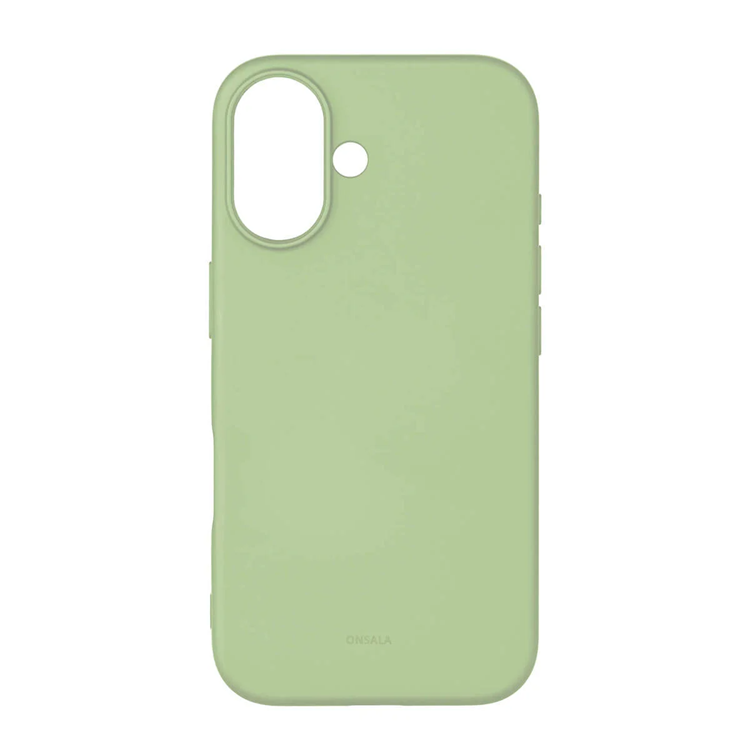 Onsala iPhone 16 Mobilskal Silikon - Lime