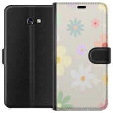 iSecrets - Plånboksfodral till Samsung Galaxy A3 (2017) med fejdande blommor