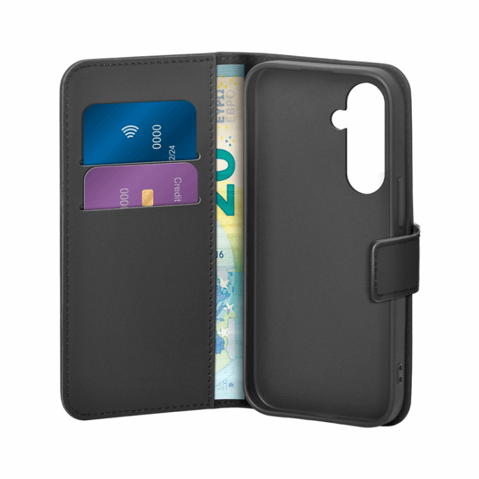 Puro - Puro Galaxy S25 Plånboksfodral med Flip - Svart