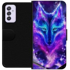 iSecrets - Plånboksfodral till Samsung Galaxy A82 5G med Neon Varg