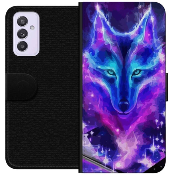 iSecrets - Plånboksfodral till Samsung Galaxy A82 5G med Neon Varg