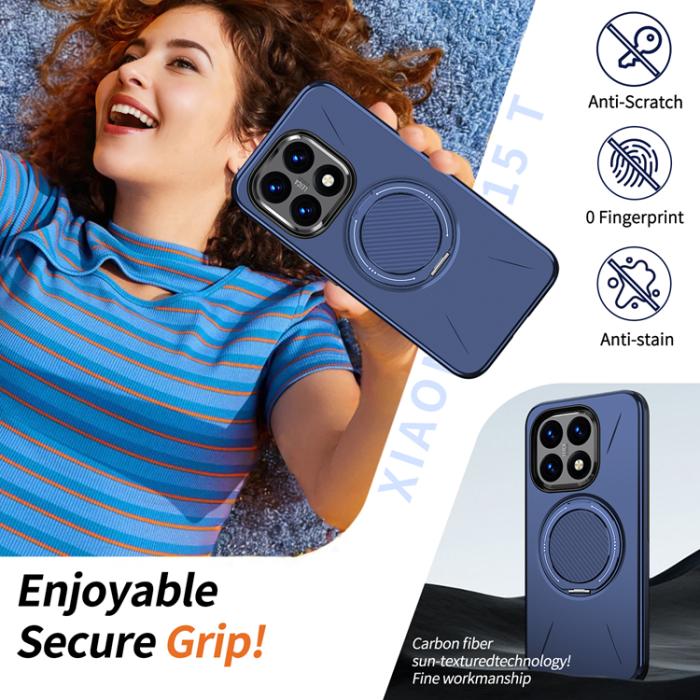 A-One Brand - Xiaomi 15T Mobilskal Magsafe Rotating Kickstand TPU + PC