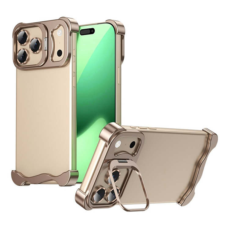 iPhone 17 Pro Max Mobilskal Heat Dissipating Kickstand - Guld | 2353 | AlltMobil