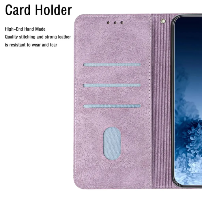 Taltech - Galaxy S23 Plus Plånboksfodral med en Rem - Lila