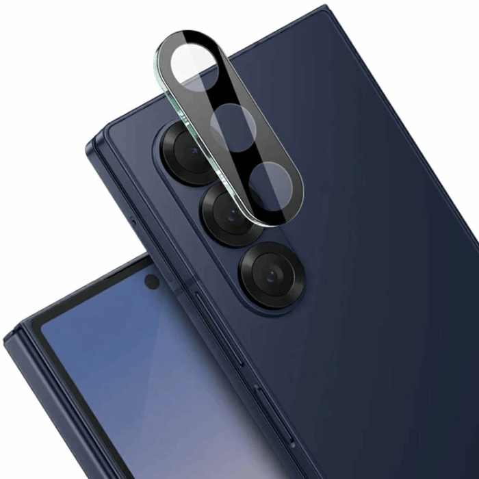 Imak - IMAK Galaxy Z Fold 7 Kameralinsskydd Härdat Glas Acrylic - Svart