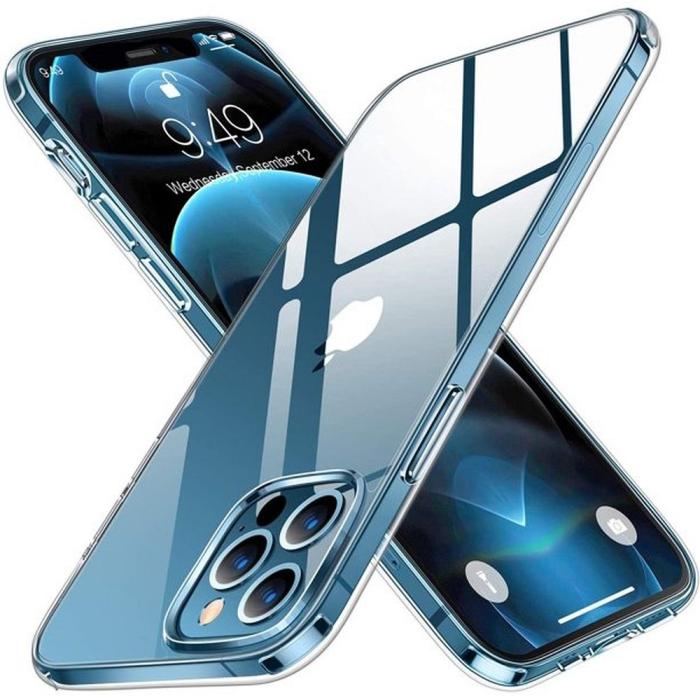 OEM - iPhone 12 Pro Max Skal Clear 2mm Mjukplast Transparant