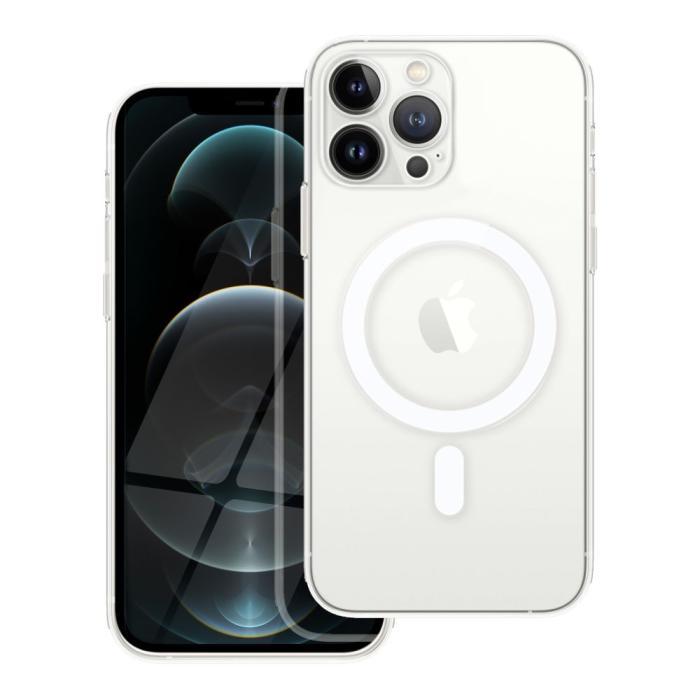 OEM - iPhone 12 Pro Max Skal Clear Magsafe Hårdplast Transparant