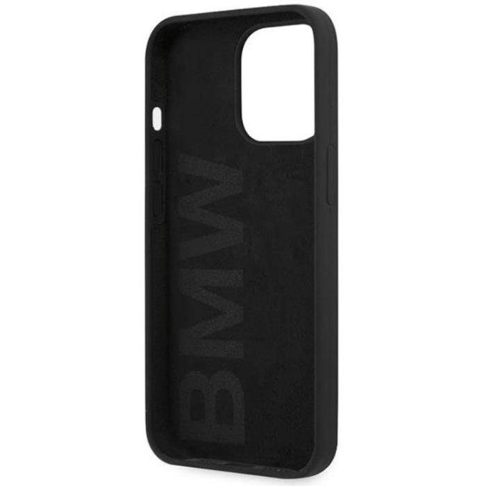 BMW - BMW iPhone 13 Pro/13 Mobilskal Silicone Signature Logo - Svart