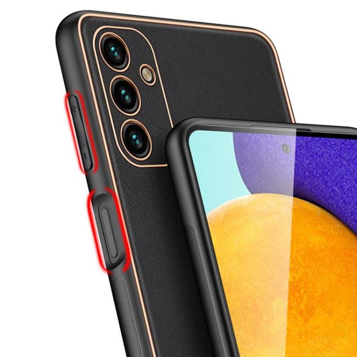 Dux Ducis - Dux Ducis Yolo Läder Skal Galaxy A13 5G - Svart