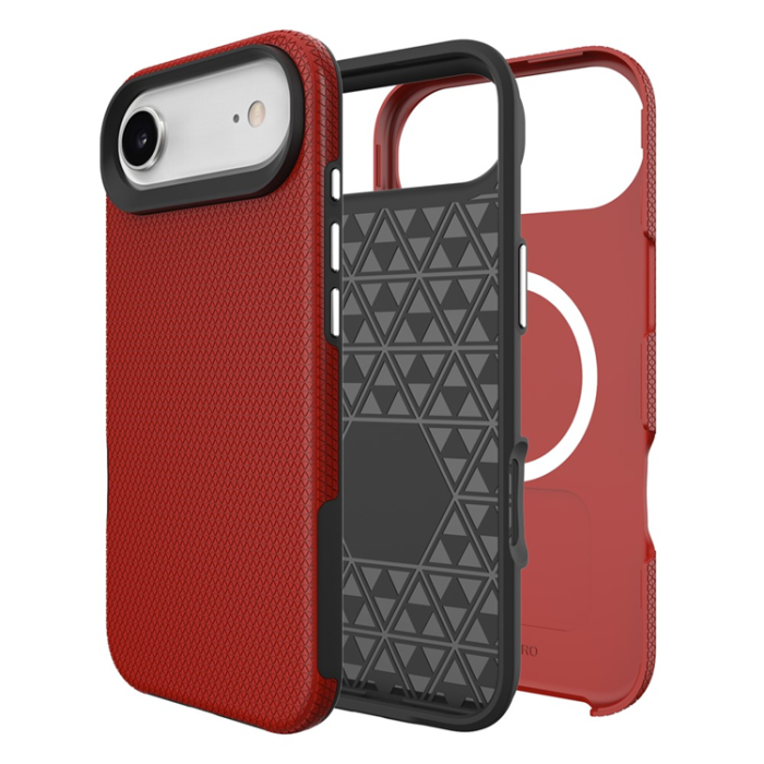 A-One Brand - iPhone 17 Air Mobilskal MagSafe Protective TPU+PC - Röd