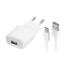 Forever - Forever Väggladdare MicroUSB 2A med Kabel - Vit