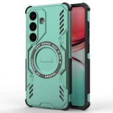 OEM - Mobilskal till Samsung Galaxy S26/S26 Pro Magnetiskt Butterfly Armor - Gr&ouml;n
