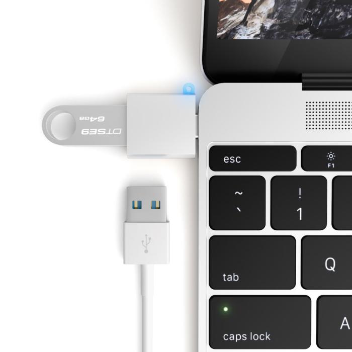 Satechi - Satechi USB-C Adapter - Silver
