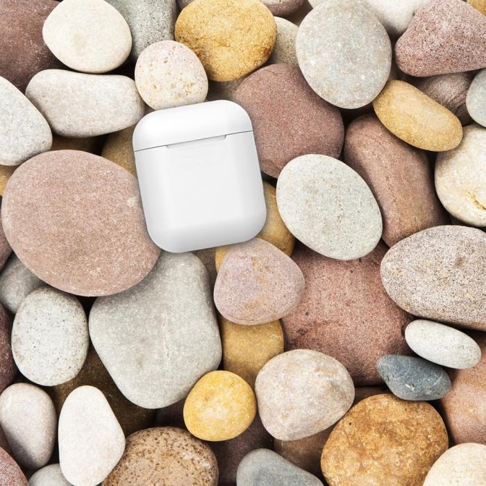 UTGATT5 - Silicone Skal till Apple AirPods Charging Case - Vit