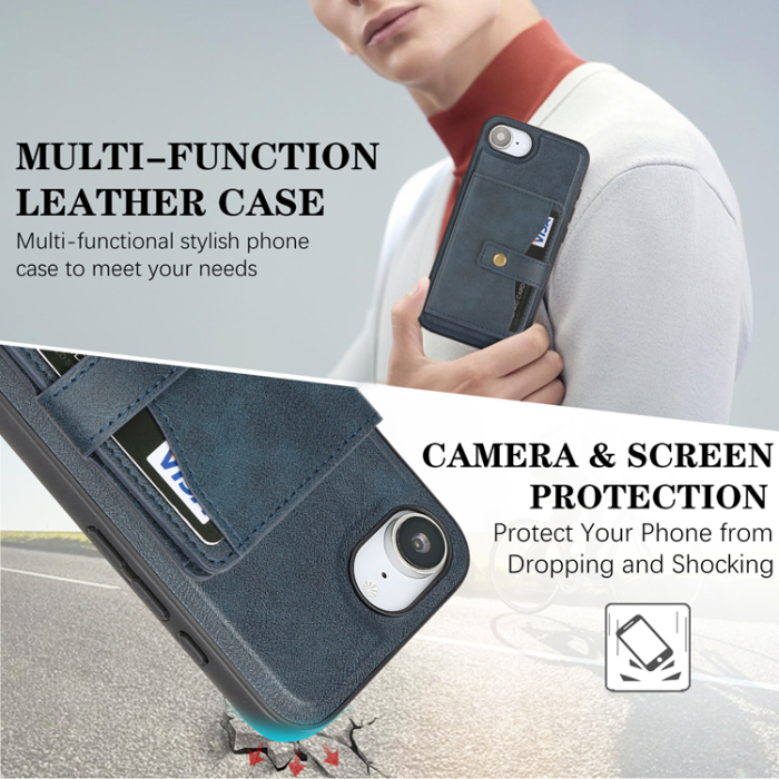 A-One Brand - iPhone 16e Mobilskal MagSafe Detachable Korthållare