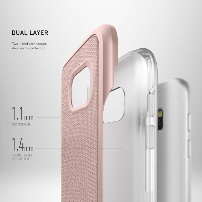 Caseology - Caseology Vault Series BaksideSkal till Samsung Galaxy S7 - Rose Gold