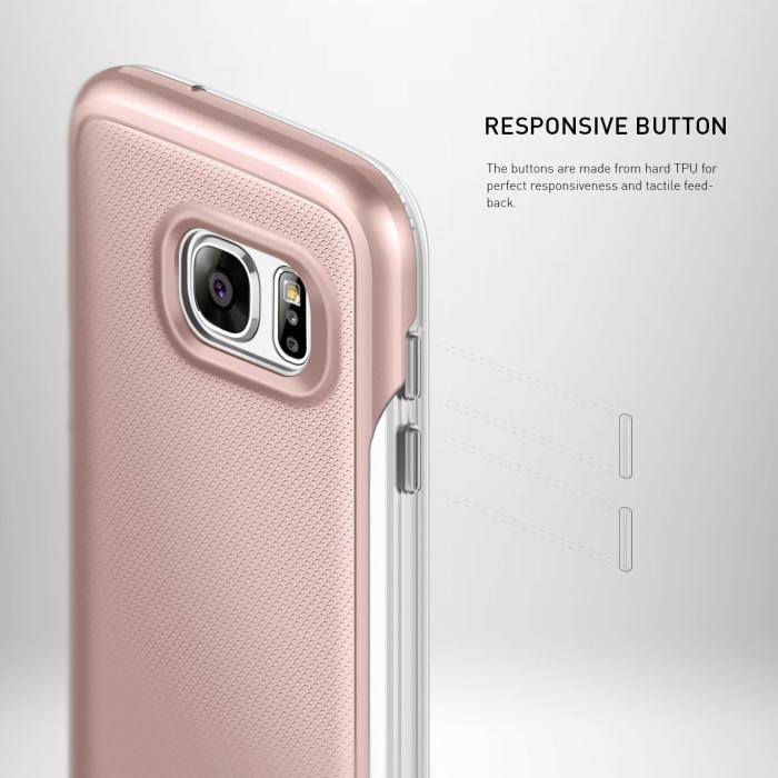 Caseology - Caseology Vault Series BaksideSkal till Samsung Galaxy S7 - Rose Gold