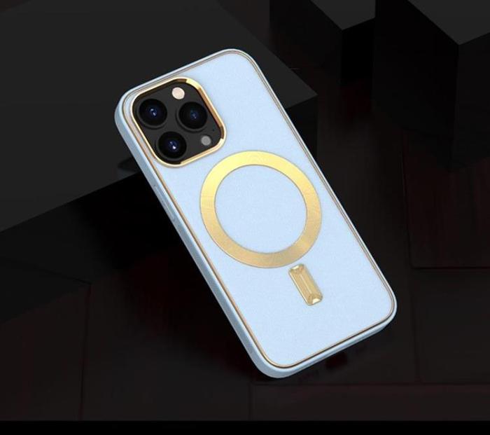 Boom of Sweden - BOOM iPhone 13 Skal Magsafe Läder - Peak Blå