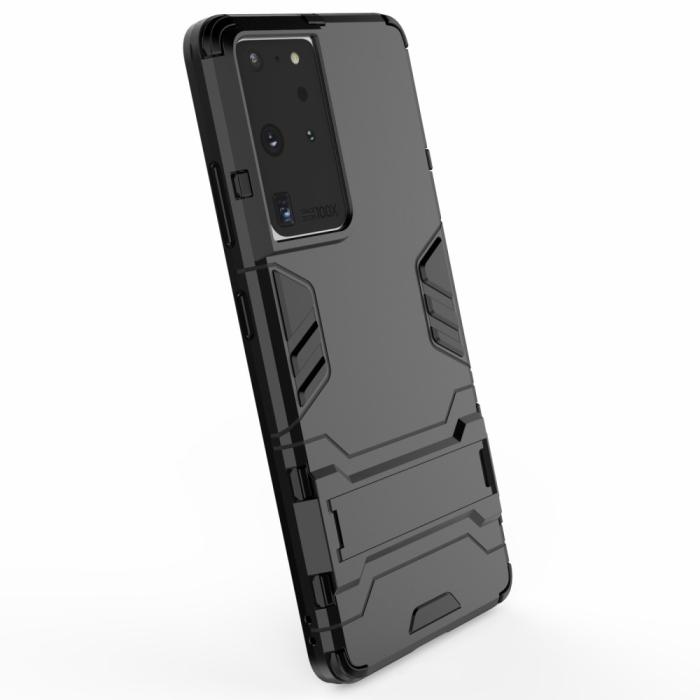 OEM - Hybrid Armor mobilskal till Samsung Galaxy S21 Ultra - Svart