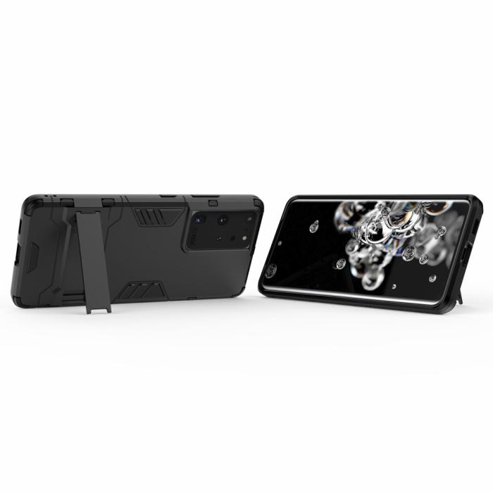 OEM - Hybrid Armor mobilskal till Samsung Galaxy S21 Ultra - Svart
