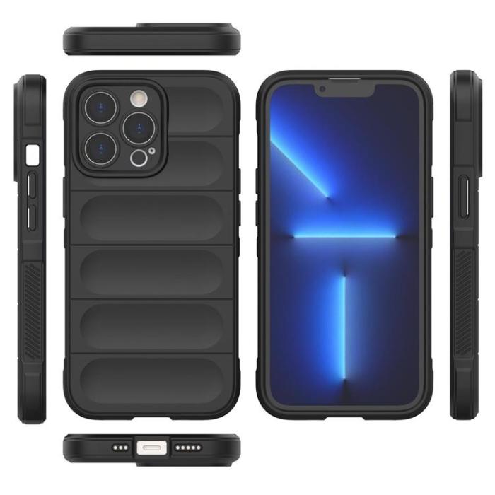 OEM - iPhone 13 Pro Max Skal Flexible Armored Magic Shield - Svart