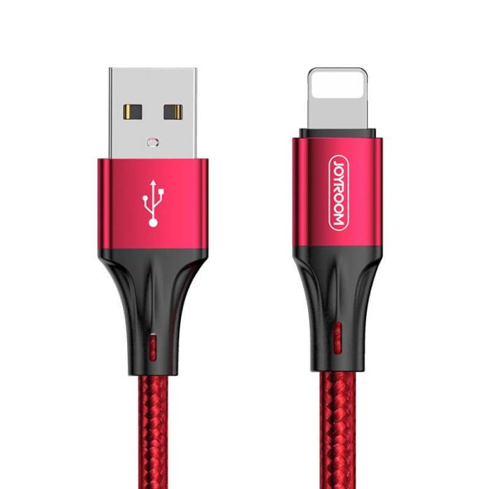 UTGATT1 - Joyroom USB - Lightning cable 3 A 0,2 m Röd