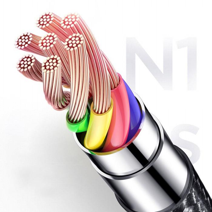 UTGATT1 - Joyroom USB - Lightning cable 3 A 1 m Svart