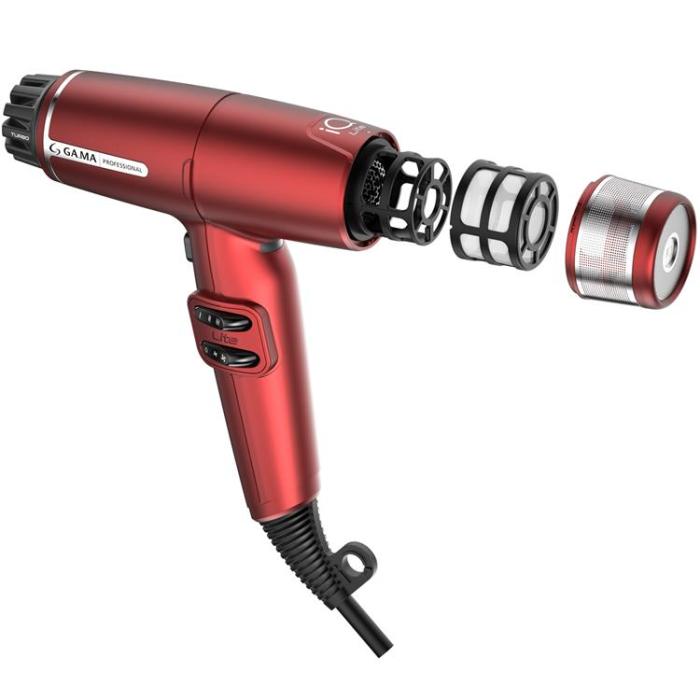 Ga.Ma - GA.MA Hårfön IQ Lite Red 110. 000rpm 294gr